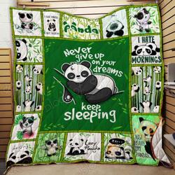 Lazy Panda Blanket KC1307 Quilt and Home Decor