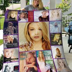 Leann Rimes Quilt Blanket Hvt080617  Quilt and Home Decor