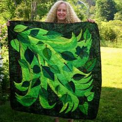 Leaves Cla1510229Q Quilt Blanket and Home Decor
