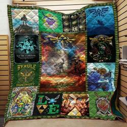 Legend Of Zelda Collage Blanket Th18071 Quilt and Home Decor