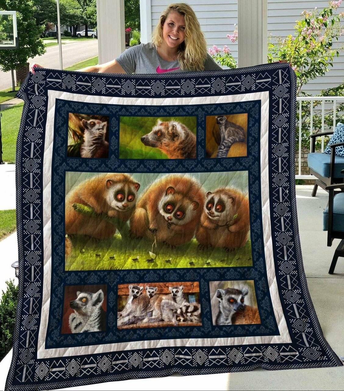 Lemur Quilt Fds and Home Decor