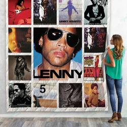 Lenny Kravitz Albums Quilt Blanket 01 and Home Decor