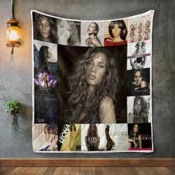 Leona Lewis Album Covers Quilt Blanket and Home Decor