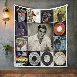 Leonard Nimoy Album Covers Quilt Blanket and Home Decor