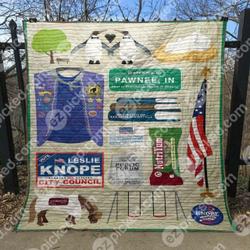 Leslie Knope Quilt Blanket Hn57  Quilt and Home Decor