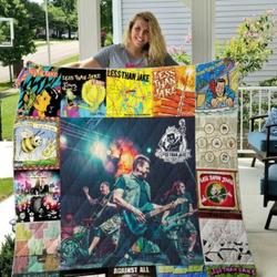 Less Than Jake Style Two 3D Personalized Customized Quilt Blanket 8 and Home Decor