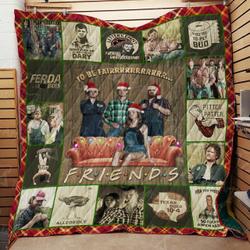 Letterkenny Friends Quilt Blanket and Home Decor