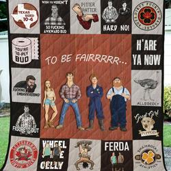 Letterkenny To Be Fairrrrrr Blanket Quilt  Quilt and Home Decor