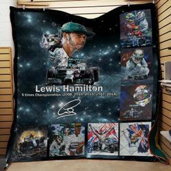 Lewis Hamilton Quilt Blanket Bs1091 and Home Decor