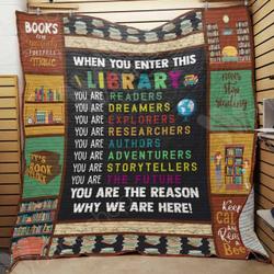 Librarian Quilt Blanket Dhc06021368Td and Home Decor