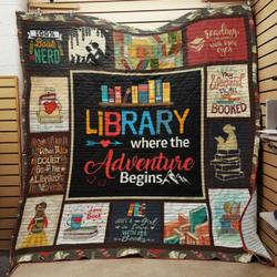Librarian Quilt Kce and Home Decor