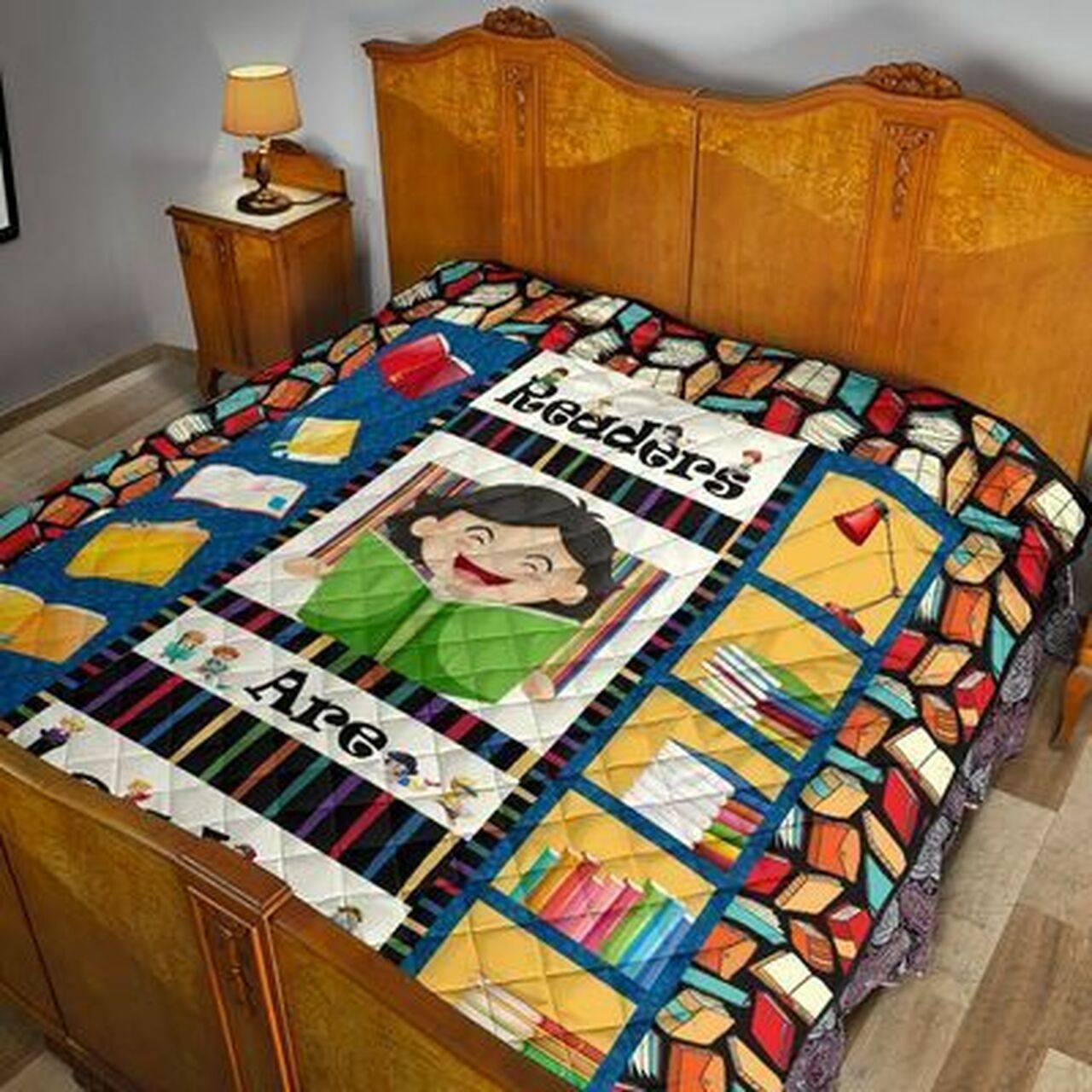 Librarian Reader Are Leader JJI223 Awesome 3D Customized Quilt Hip and Home Decor