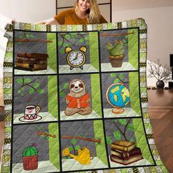 Life Cycle Of Sloth 3D Customized Quilt JKL91938 DERQUA2407 and Home Decor