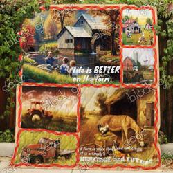 Life Is Better On The Farm Quilt Kav and Home Decor