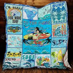 Life Is Better When You Surf Ah Quilt Derqan and Home Decor
