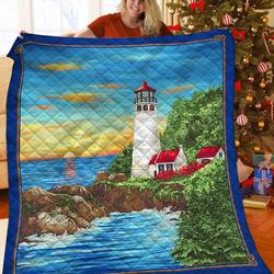 Lighthouse Quilt Jxo and Home Decor