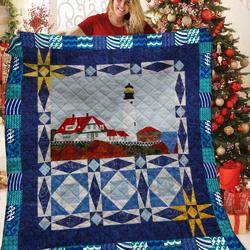 Lighthouse Quilt Jzc and Home Decor