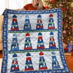 Lighthouse Quilt Jzh and Home Decor