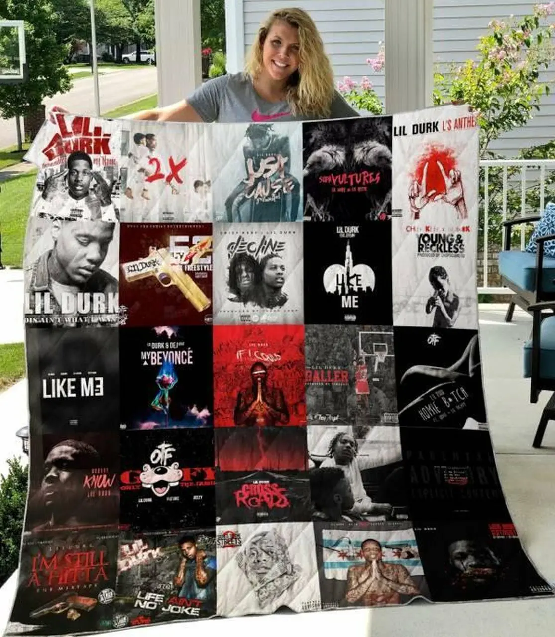 Lil Durk Quilt Blanket M100605 Quilt and Home Decor