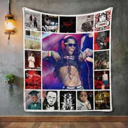 Lil Wayne Album Covers Quilt Blanket and Home Decor