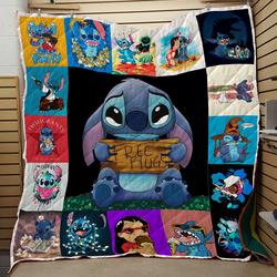 Lilo and Stitch 3D Personalized Customized Quilt Blanket 1732 and Home Decor