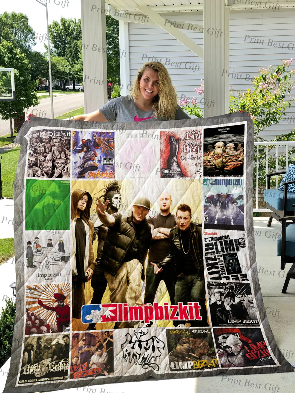 Limp Bizkit Albums Cover Poster Quilt and Home Decor