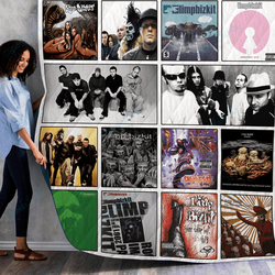 Limp Bizkit Albums Quilt Blanket Ver14 and Home Decor
