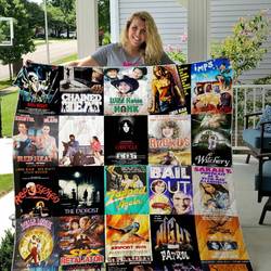 Linda Blair Quilt Blanket and Home Decor