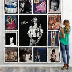 Linda Ronstad Albums Quilt Blanket 01 and Home Decor