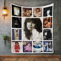 Linda Ronstadt Album Covers Quilt Blanket and Home Decor