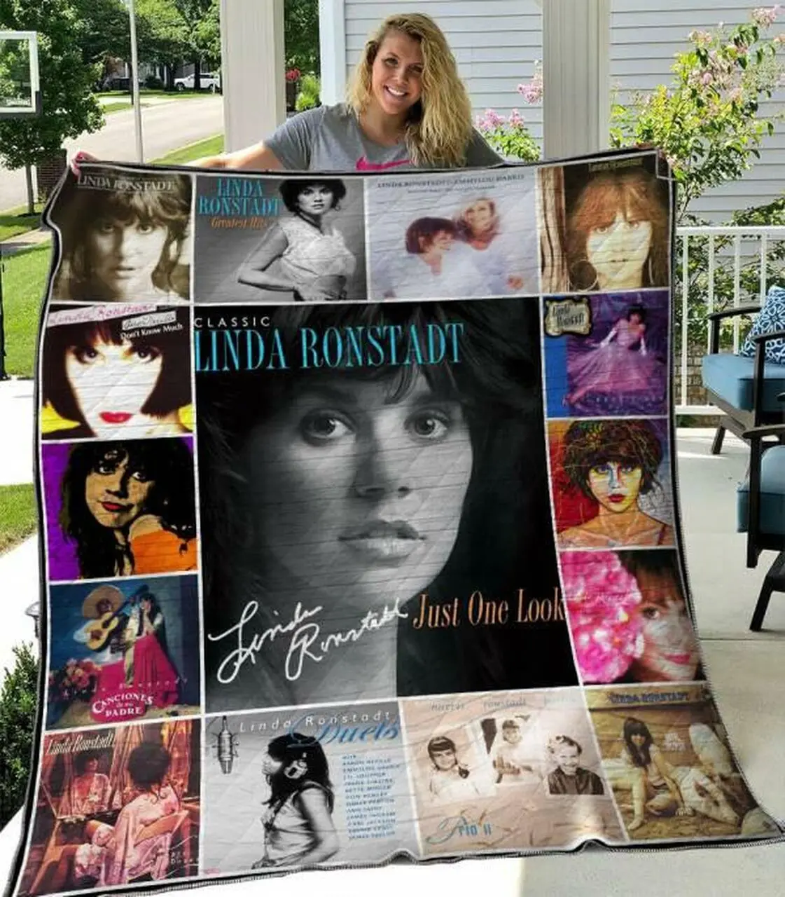 Linda Ronstadt Quilt Blanket M240517 Quilt and Home Decor