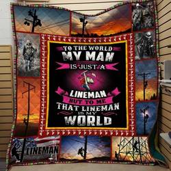 Lineman Clh0811264Q Quilt Blanket and Home Decor