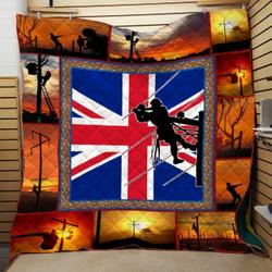 Lineman Quilt Blanket Dhc0910566Vt and Home Decor