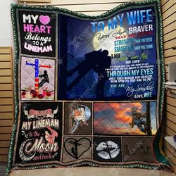 Lineman Quilt Cuj and Home Decor
