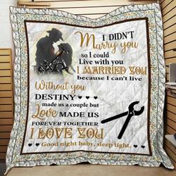 Lineman Valentine KC2509333CL Quilt Blanket and Home Decor