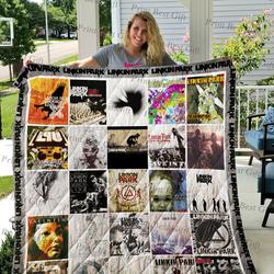 Linkin Park Albums Cover Poster Quilt 2 and Home Decor