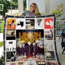 Linkin Park Albums Cover Poster Quilt Blanket and Home Decor