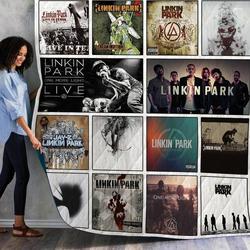 Linkin Park Quilt Blanket 01 and Home Decor