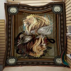 Lion 9 Quilt and Home Decor
