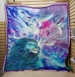 Lion Color Quilt and Home Decor