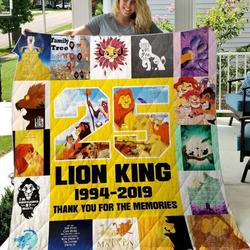 Lion King Quilt Blanket  Limited Quilt Blanket and Home Decor