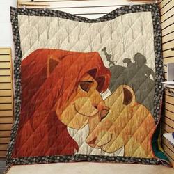 Lion King Quilt Blanket Simba Nala  Quilt and Home Decor
