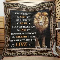 Lion Quilt Jox and Home Decor