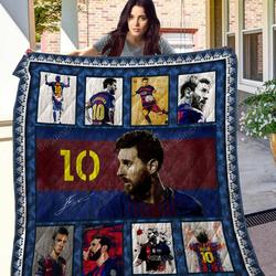 Lionel Messi Quilt Blanket and Home Decor