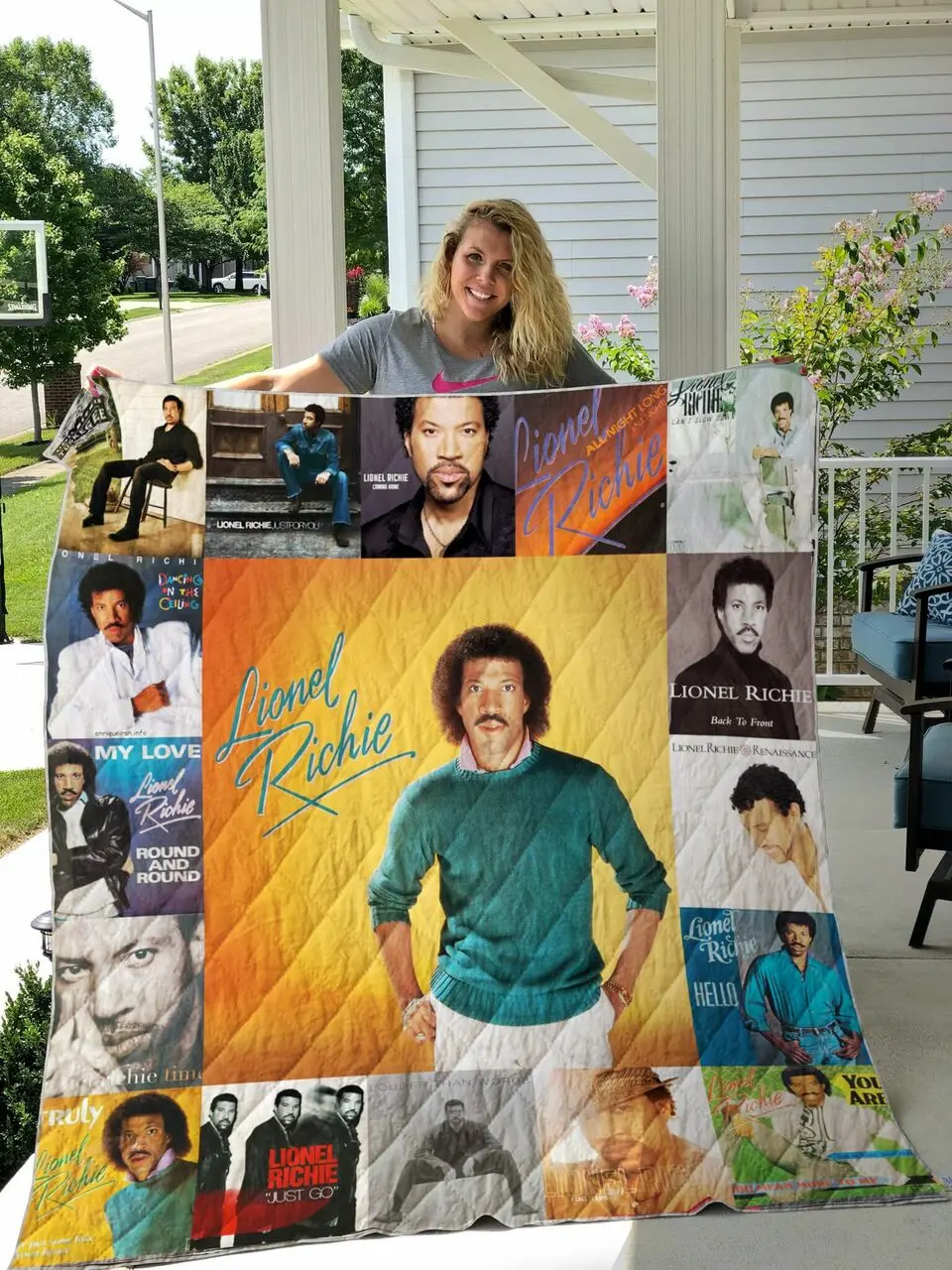 Lionel Richie Albums Quilt Blanket For Fans Ver 17 and Home Decor