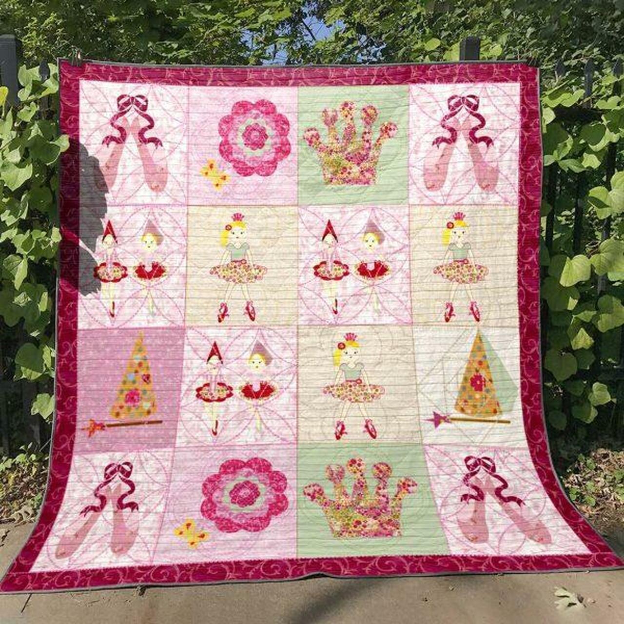 Little Dancer Quilt Blanket Tt99 Quilt and Home Decor