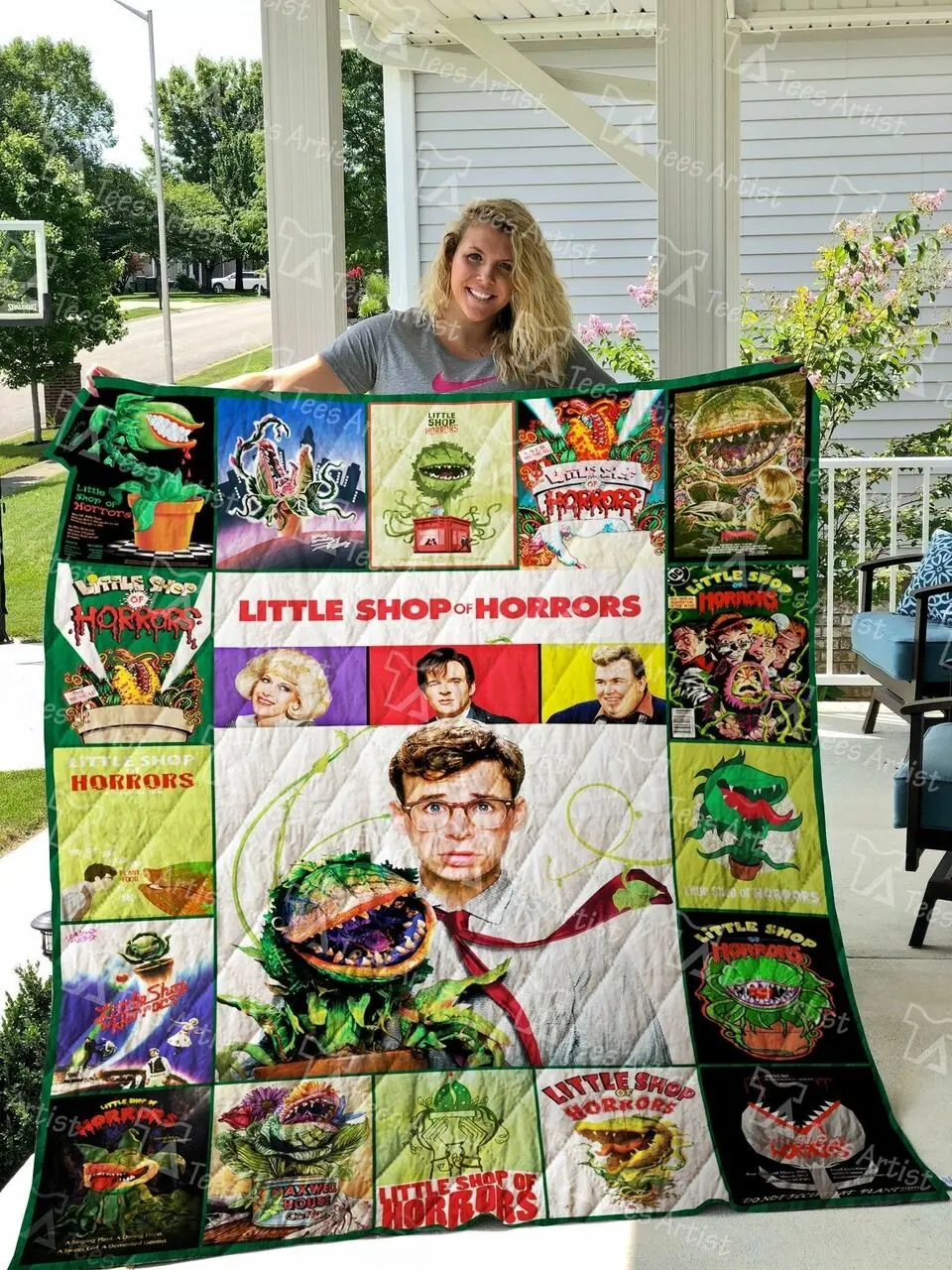 Little Shop Of Horrors Quilt Blanket 01936 and Home Decor