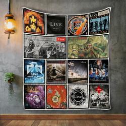 Live Album Covers Quilt Blanket and Home Decor