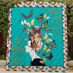 Live Like A Bufferfly Quilt Eti and Home Decor