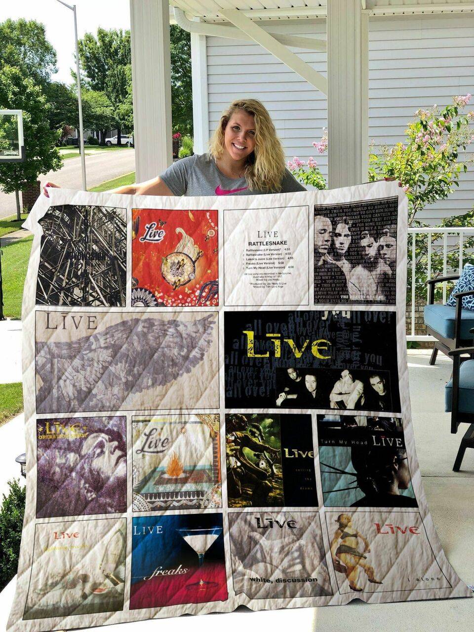 Live Singles Quilt Blanket 02 and Home Decor